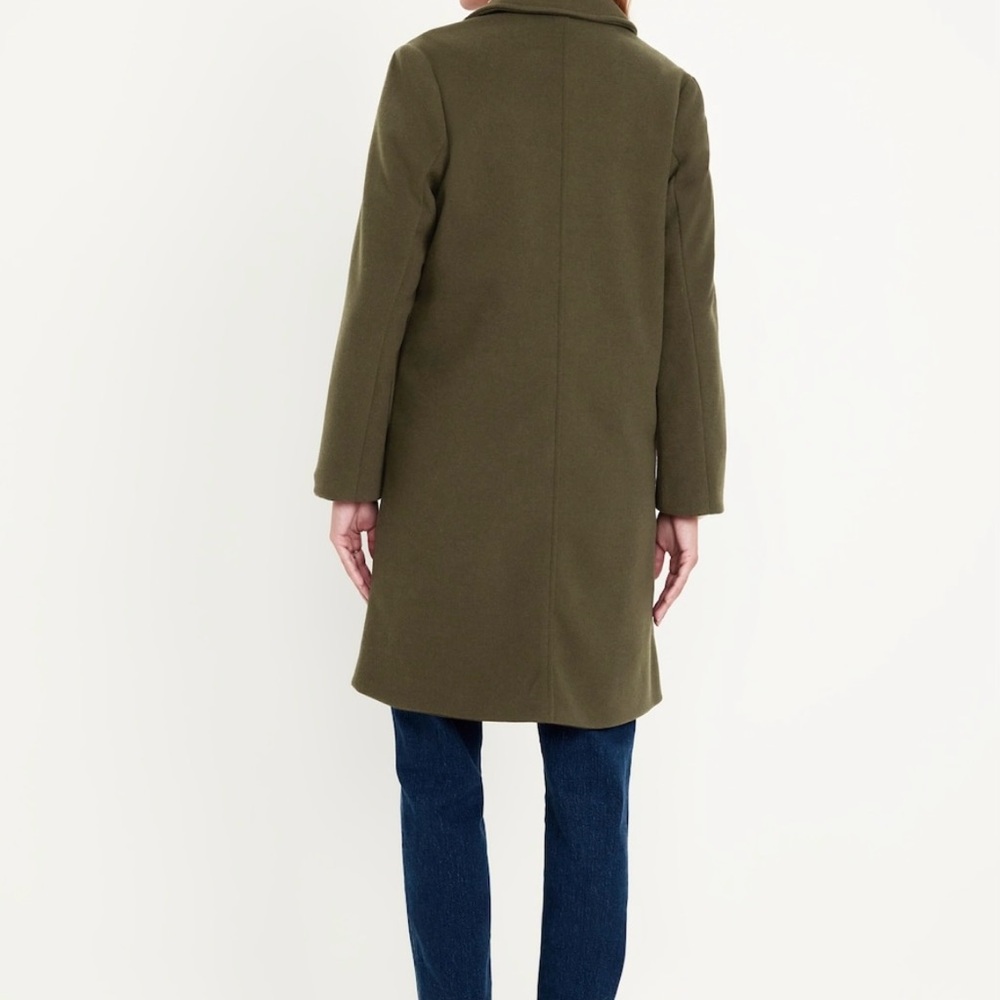 PRICE DROP❗️Flattering Olive Green Women's Coat 4X NWT - Picture 2 of 5